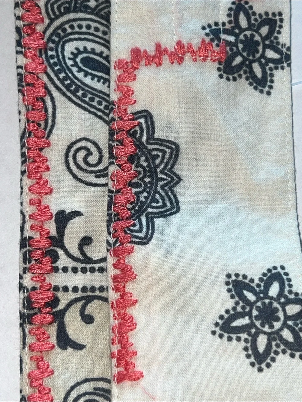 Free People Bandana Stitched Wrap Belt O/S Boho Sash western